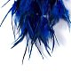 Handmade Evil Eye Woven Net/Web with Feather Wall Hanging Decoration US-HJEW-K035-05-4
