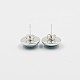 Glass Stud Earrings US-EJEW-D242-09S-3