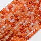 Natural Carnelian Beads Strands US-X-G-N0006-6mm-17-3