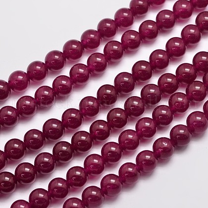 Natural & Dyed Malaysia Jade Bead Strands US-G-A146-8mm-A15-1