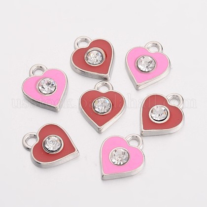 Valentine Gifts Ideas Alloy Enamel Charms US-E412-1