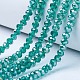 Electroplate Glass Beads Strands US-EGLA-A034-T6mm-B04-1