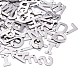 201 Stainless Steel Letter Charms US-STAS-S036-M-1