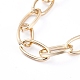 Unisex Aluminium Paperclip Chain Bracelets US-BJEW-JB05071-2
