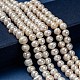 Natural Cultured Freshwater Pearl Beads Strands US-SPPA004Y-1-4
