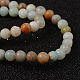 Natural Flower Amazonite Round Bead Strands US-X-G-D608-8mm-7