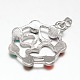 Chakra Jewelry Brass Gemstone Yoga Pendants US-KK-J298-27-NR-2