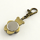 Retro Keyring Accessories Alloy Bear Watch for Keychain US-WACH-R009-039AB-2