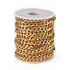 Vacuum Plating 304 Stainless Steel Cuban Link Chains US-CHS-G010-02G-3