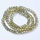 Electroplate Glass Beads Strands US-EGLA-A034-T8mm-A01-2