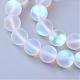 Synthetic Moonstone Beads Strands US-G-R375-10mm-A13-1