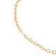 Brass Chain Necklacess US-KK-P205-01G-4