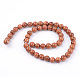 Synthetic Goldstone Beads Strands US-G-Q462-8mm-27-2
