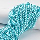 Glass Pearl Beads Strands US-HY-6D-B12-4