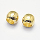 Long-Lasting Plated Brass European Beads US-KK-K193-093G-NF-2