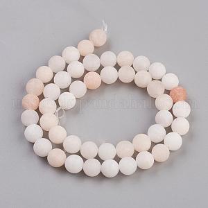 Natural Pink Aventurine Beads Strands US-G-Q462-8mm-13