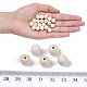 Natural Unfinished Wood Beads US-WOOD-S651-A10mm-LF-4