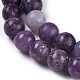 Natural Lepidolite/Purple Mica Stone Beads Strands US-G-E545-01A-3