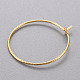 Brass Hoop Earrings US-KK-T032-005G-4