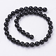 Natural Obsidian Beads Strands US-G-G099-10mm-24-3
