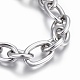 304 Stainless Steel Cross Chain Bracelets US-BJEW-L634-11P-2