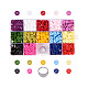 2-Hole Flat Round Resin Sewing Buttons Sets US-BUTT-PH0002-01-1