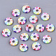 Rainbow Color Handmade Polymer Clay Beads Strands US-CLAY-R091-6mm-02-3
