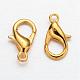 Zinc Alloy Jewelry Findings Golden Lobster Claw Clasps US-X-E102-G-3