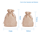 PandaHall Elite Burlap Packing Pouches Drawstring Bags US-ABAG-PH0001-14x10cm-05-4