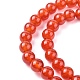 Natural Carnelian Beads Strands US-G-C076-6mm-2A-2