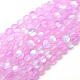 Synthetic Moonstone Beads Strands US-G-F142-6mm-09-1