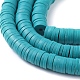 15 Colors Eco-Friendly Handmade Polymer Clay Beads Strands US-CLAY-US0001-01-3