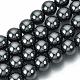 Non-magnetic Synthetic Hematite Beads Strands US-G-Q892-10mm-1