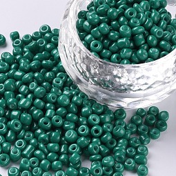 Baking Paint Glass Seed Beads US-SEED-S002-K26