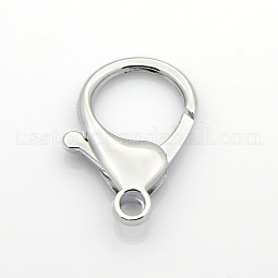 Zinc Alloy Large Lobster Claw Clasps US-PALLOY-O040-01