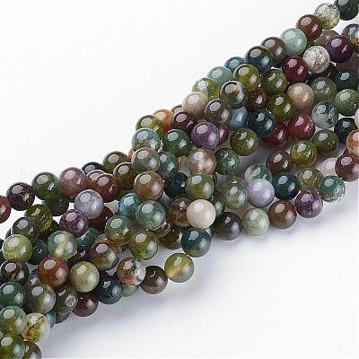 Agate Natural Black jewelry Round Beads Online - Pandahall US