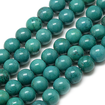 Synthetic Turquoise Beads Strands US-X-G-Q954-18-5mm-1