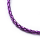 Trendy Braided Imitation Leather Necklace Making US-NJEW-S105-M-3