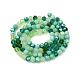 Electroplate Glass Beads Strands US-EGLA-P048-A05-2