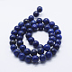 Natural Lapis Lazuli Beads Strands US-G-P348-01-8mm-2