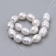 Natural Cultured Freshwater Pearl Beads Strands US-PEAR-S012-43-2