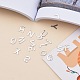 201 Stainless Steel Letter Charms US-STAS-S036-M-7