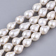 Natural Baroque Pearl Keshi Pearl Beads Strands US-PEAR-Q015-019A-01-1
