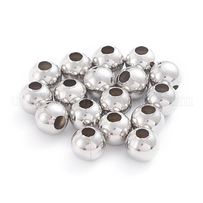 304 Stainless Steel Beads US-STAS-G230-P07-1