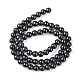 Synthetic Black Stone Beads Strands US-GSR6mmC044-3