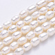 Natural Cultured Freshwater Pearl Beads Strands US-PEAR-S012-41C-2