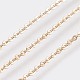 Long-Lasting Plated Brass  Cable Chain Necklaces US-NJEW-K112-06G-NF-3