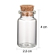 Clear Glass Jar Wishing Bottles Vials with Cork US-X-AJEW-H004-7-3