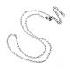 304 Stainless Steel Necklaces US-NJEW-E080-09P-1