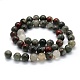 Natural African Bloodstone Beads Strands US-G-G763-08-6mm-2